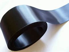 Image result for Black 1 Inch Wide Corded Ribbon