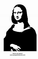 Image result for Mona Lisa Urban Art Tattoo Stencil