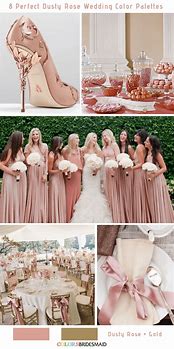 Image result for Dusty Rose Wedding Colors