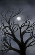 Image result for Moon and Tree Silhouette