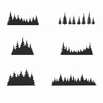 Image result for Tree Mountain Silhouette SVG