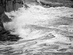 Image result for Black and White Waves