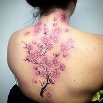 Image result for Japanese Cherry Blossom Tree Calf Tattoo