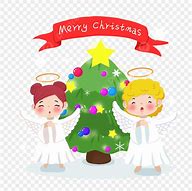 Image result for White Christmas Tree Angel