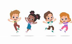 Image result for Kids Jumping Drawing