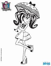 Image result for Monster High Draculura Coloring Page