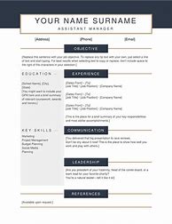 Image result for Resume Templates in Word Free Download