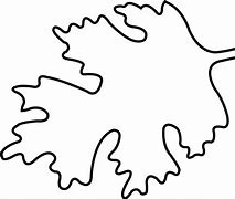 Image result for Oak Leaf Outline