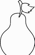 Image result for Pear Fruit Outline