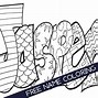 Image result for Color My Name Coloring Pages