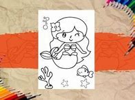 Image result for Cora Mermaids Coloring Page