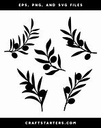 Image result for Olive Branch Silhouette Clip Art