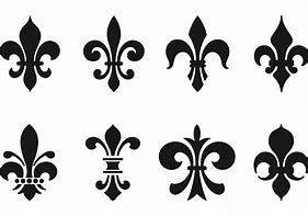 Image result for Fleur De Lis Line Design