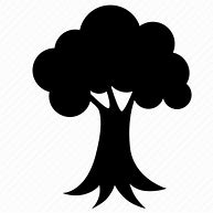 Image result for Tree Icon Black and White