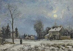 Image result for Camille Pissarro Snow Scenes