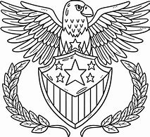 Image result for Eagle with American Flag Drawing