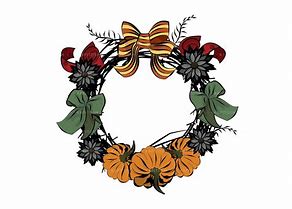 Image result for Thanskgiving Wreath Clip Art