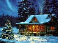 Image result for Log Cabin Christmas Interior Design