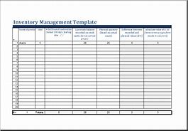 Image result for Records Management Inventory Template