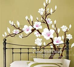 Image result for White Flower Wall Decals