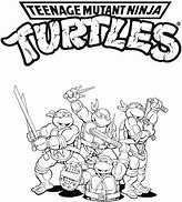 Image result for Ninja Turtles Coloring Pages PDF