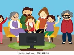 Image result for Person Watching TV Clip Art