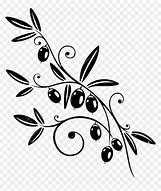 Image result for Olive Branch Clip Art Black and White