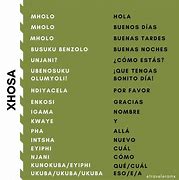 Image result for Xhosa Language