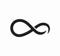 Image result for Infinity Sign Black and White