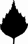 Image result for Birch Leaf Silhouette