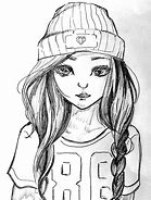 Image result for Girl Line Art