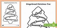 Image result for Gingerbread Tree Template