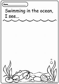 Image result for Under the Sea Worksheets Preschool