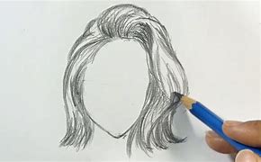 Image result for Female Hair Drawing