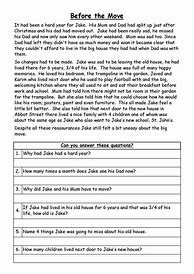 Image result for Comprehension Worksheets for Year 6