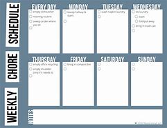 Image result for Chores Chart for ADHD Adults