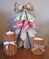 Image result for Paper Towel Roll Christmas Tree