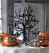 Image result for Decorated Halloween Trees