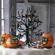 Image result for Halloween Tree Decorations