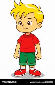 Image result for Cartoon Boy Half Pic