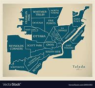 Image result for Toledo Ohio Restaurants Map