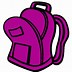 Image result for School Bag Clip Art