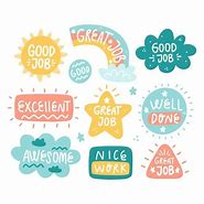 Image result for Great Job Stickers Square