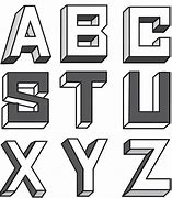 Image result for Box Lettering Font