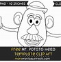 Image result for Mr Potato Head Cutouts