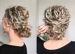 Image result for Messy Curly Updo