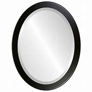 Image result for Black Oval Mirror