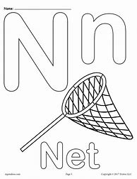 Image result for Alphabet N Coloring Pages