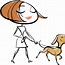 Image result for Boy Walking Dog Cartoon