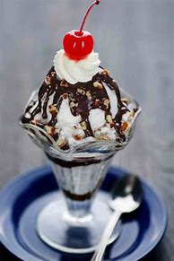 Image result for Ice Cream Sundae Top View